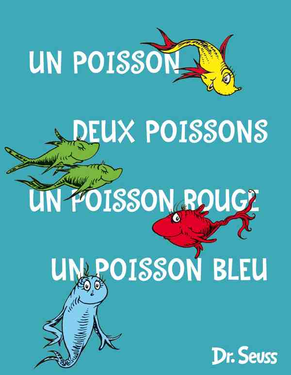 Un poisson bleu